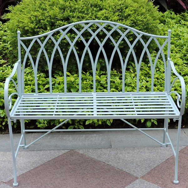 屋外の折り畳み式ゴシックヴィンテージ鉄の庭のベンチ-アンティーク椅子問屋・仕入れ・卸・卸売り