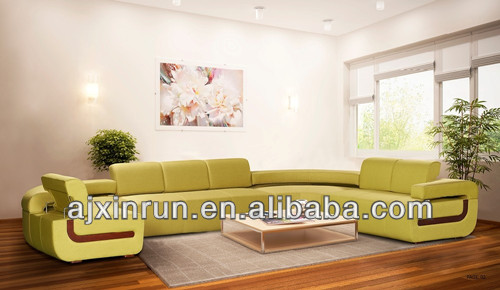 ラウンドコーナーソファ、 近代的な円形のソファ、 のリビングルームの家具、 2014年ファブリックソファ-リビング用ソファ問屋・仕入れ・卸・卸売り