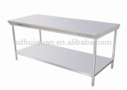 ステンレススチール製のキッチンundershelfとのベンチ-キッチン用家具問屋・仕入れ・卸・卸売り