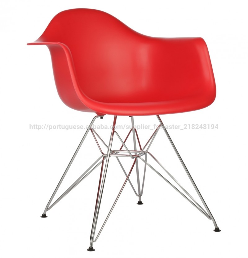 Darシリーズppプラスチックステンレス鋼脚カフェ椅子-リビング用チェア問屋・仕入れ・卸・卸売り