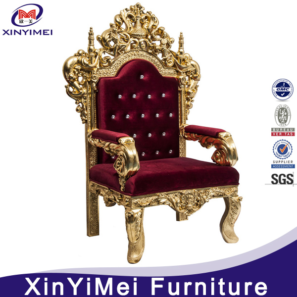 2015新しいスタイルゴールドウェディング王位椅子-リビング用ソファ問屋・仕入れ・卸・卸売り