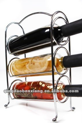 錬鉄製のワインラック/ワインスタンドから中国2012年新しい装飾-その他金属製家具問屋・仕入れ・卸・卸売り
