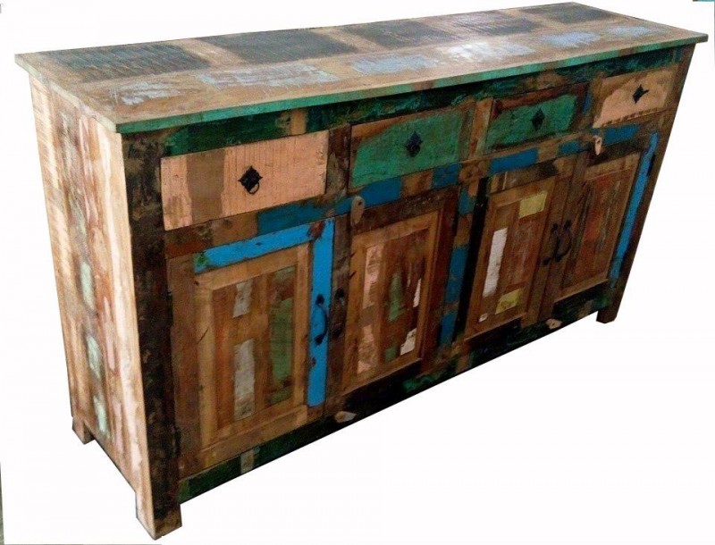 カラフルな埋め立て木製サイドボードインテリアデザインのための-木製キャビネット問屋・仕入れ・卸・卸売り