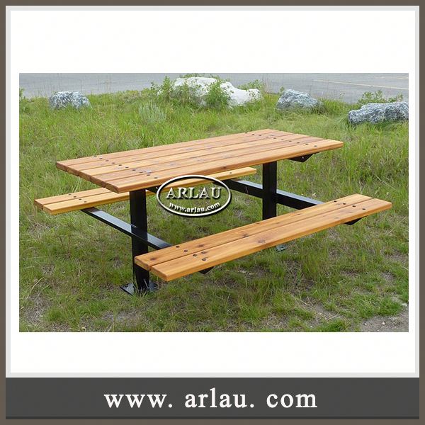 Arlau 2016屋外ガーデン家具、ガーデンダイニングセット卸売、屋外木材テーブルと椅子-金属製家具セット問屋・仕入れ・卸・卸売り