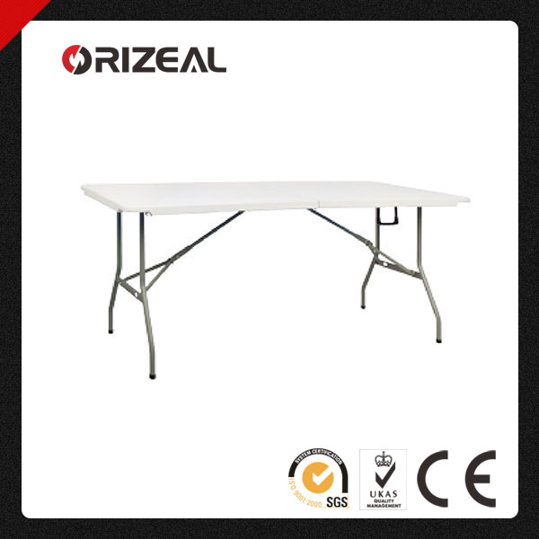 樹脂orizeal6フィート中央倍多目的プラスチックhalfテーブルの倍( オンス- t2032)-ダイニングルームセット問屋・仕入れ・卸・卸売り