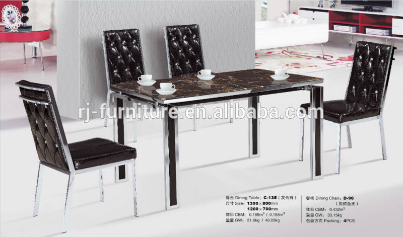 品質hignt中国の家具のダイニング家具ダイニングテーブルとチェア-金属製家具セット問屋・仕入れ・卸・卸売り
