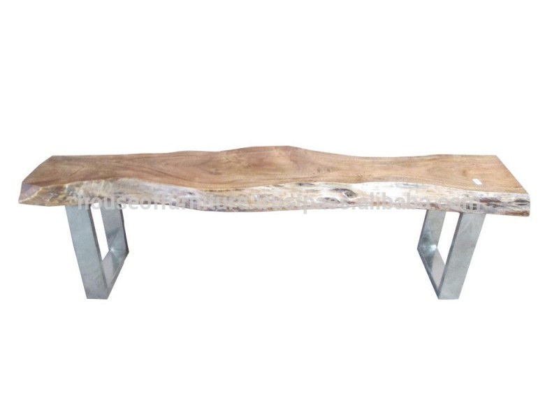 金属製の脚を持つベンチ-その他木製家具問屋・仕入れ・卸・卸売り