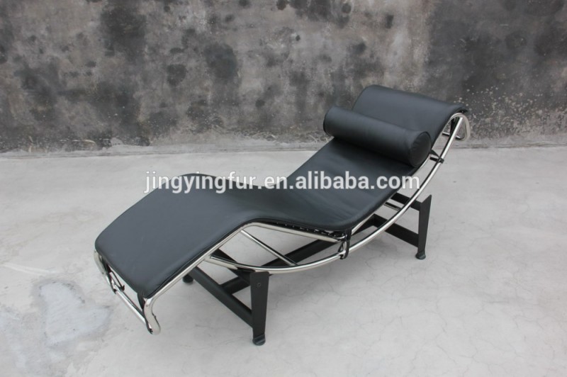 ルコルビュジエブラックレザーts-a2036lc4ラウンジチェア-寝椅子問屋・仕入れ・卸・卸売り