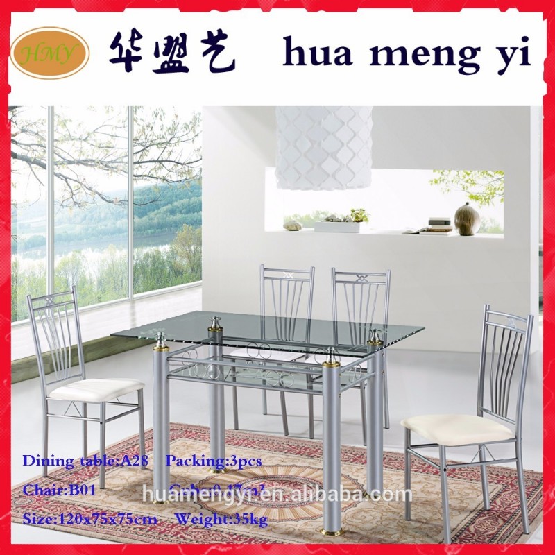 佛山yaheng世帯safeway furnituremetalガラステーブルとchairl用キッチン-金属製家具セット問屋・仕入れ・卸・卸売り
