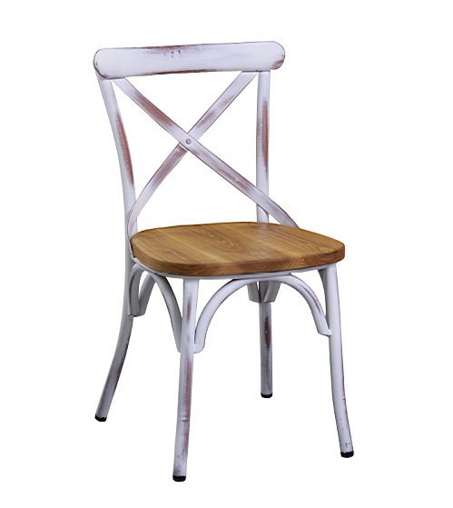 屋内白い古典的な木製のダイニングチェア-金属製椅子問屋・仕入れ・卸・卸売り
