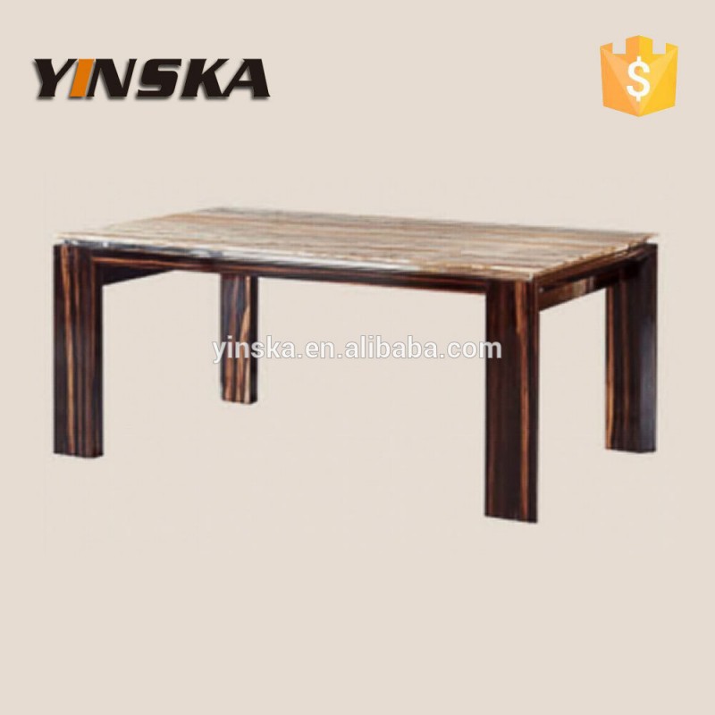 木製ダイニングテーブルで大理石トップデザイン-木製テーブル問屋・仕入れ・卸・卸売り