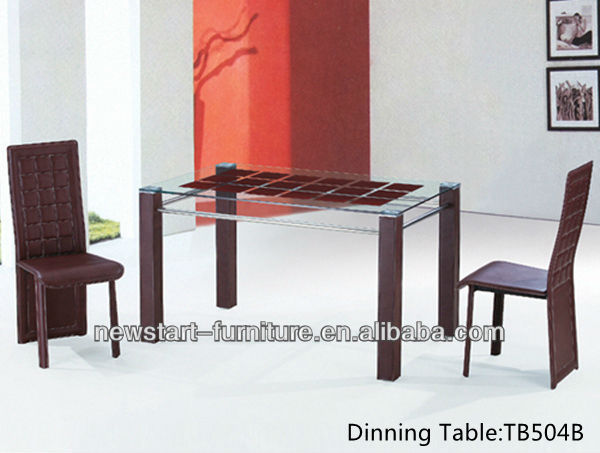 高品質ガラスのダイニングテーブルセット-ダイニングルームセット問屋・仕入れ・卸・卸売り