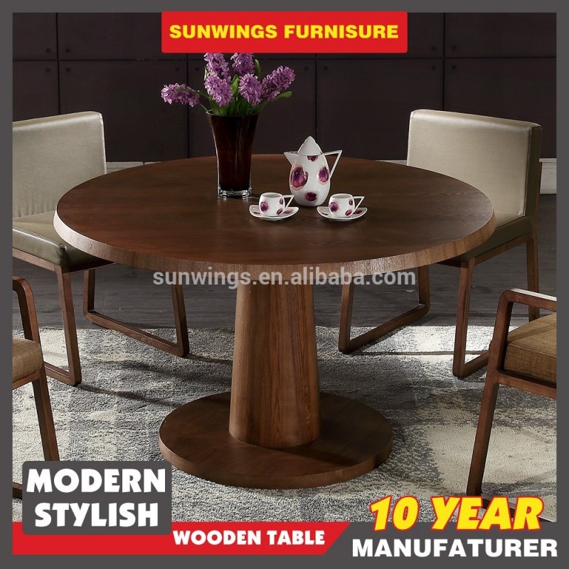 最高品質トップサービス木材ラウンドダイニングテーブル大きなサイズ-食卓問屋・仕入れ・卸・卸売り