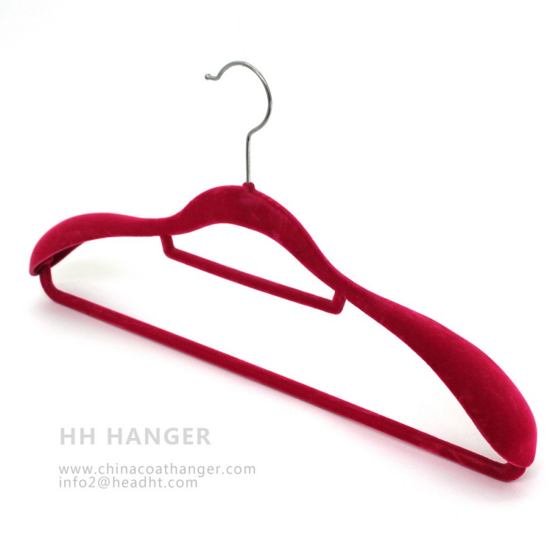 ベストセラーの2015ベルベットの服のコートハンガー-その他プラスチック製家具問屋・仕入れ・卸・卸売り