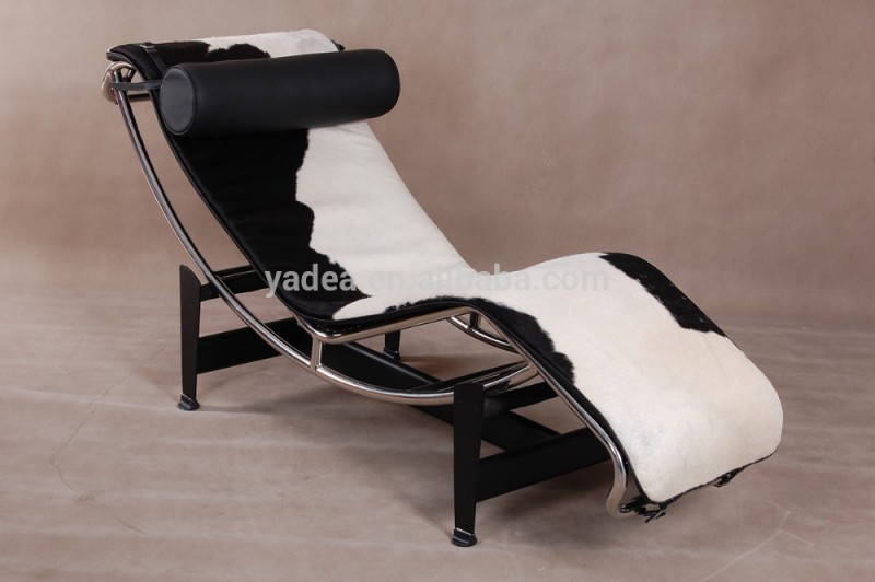 ルコルビュジエモダンクラシック家具屋内chaiseのラウンジチェアポニースキン-寝椅子問屋・仕入れ・卸・卸売り
