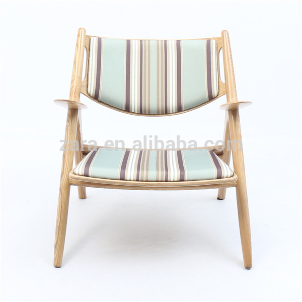 古典的なレプリカハンスjデンマークのデザイナー。 ウェグナーch28ラウンジチェアはアメリカアッシュウッド-木製椅子問屋・仕入れ・卸・卸売り