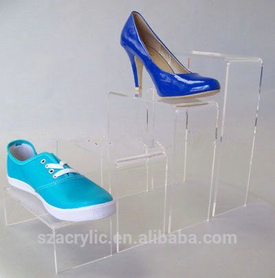 カスタマイズ さ れ た クリア アクリル靴スタンド高かかと の靴ディスプレイ スタンド-その他プラスチック製家具問屋・仕入れ・卸・卸売り