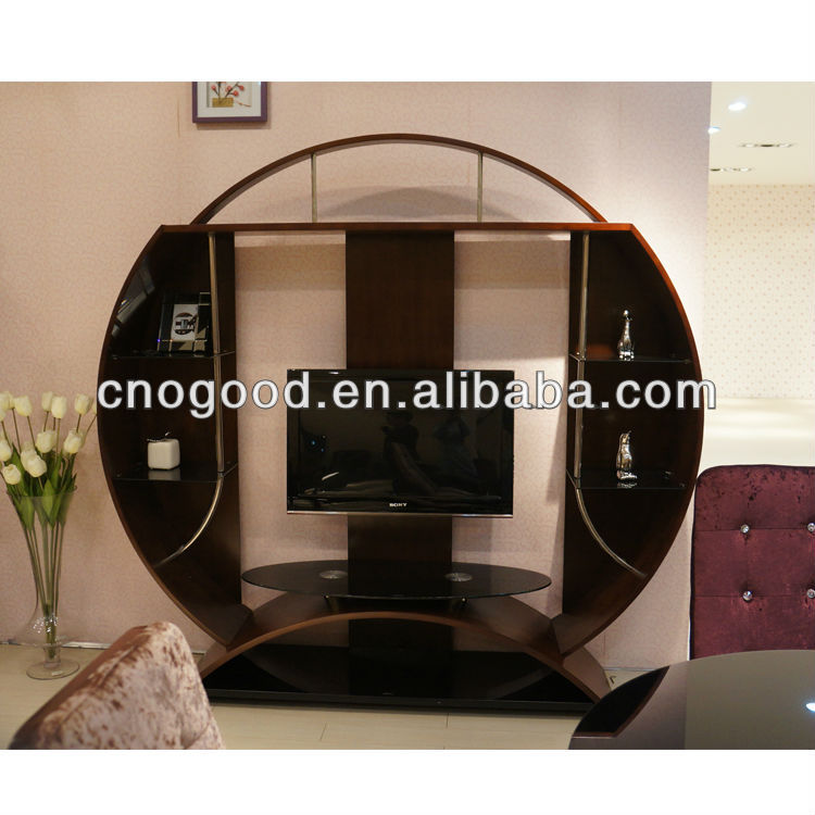 木製のリビングルームの家具デザイン壁掛けテレビキャビネットインド-テレビスタンド問屋・仕入れ・卸・卸売り