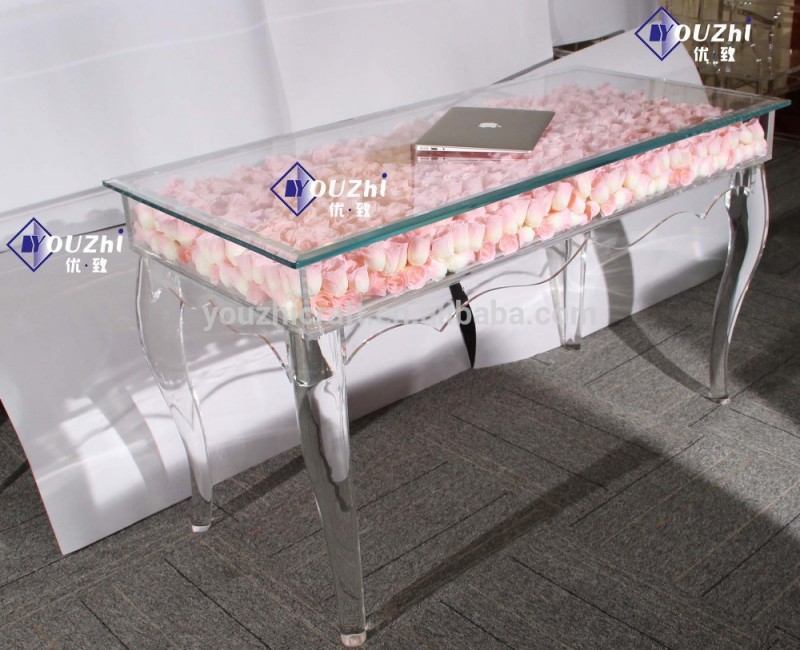 アクリルコーヒーテーブルでローズ、 Diningtable、 ルーサイト家具-コーヒーテーブル問屋・仕入れ・卸・卸売り