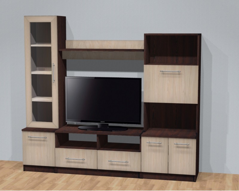 テレビ収納コンビネーション/ガラス ドア 、 引き出し ノヴァ-問屋・仕入れ・卸・卸売り
