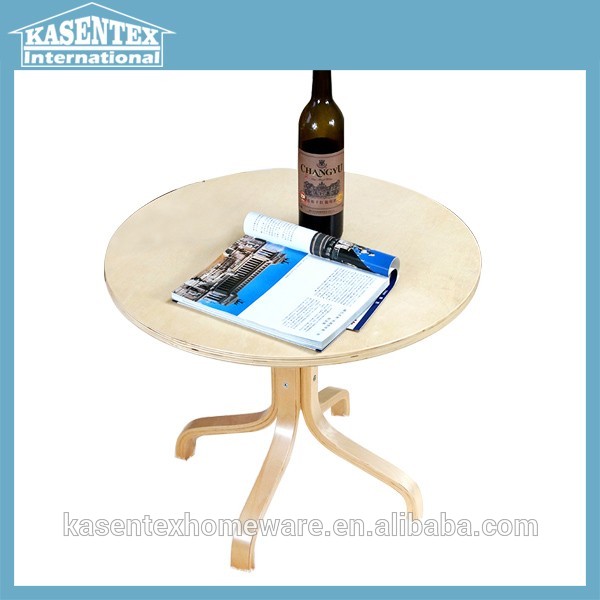 合板ラウンド茶テーブルエンドテーブル-木製テーブル問屋・仕入れ・卸・卸売り