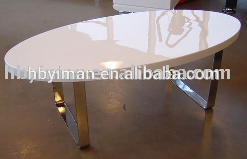 mdf高光沢でコーヒーテーブルラウンド家庭センター-木製テーブル問屋・仕入れ・卸・卸売り
