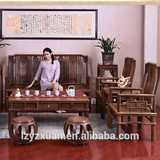 中国の貴重なアンティークマホガニー木材家具メーカー供給タイプのファンシーソファセット-その他アンティーク家具問屋・仕入れ・卸・卸売り