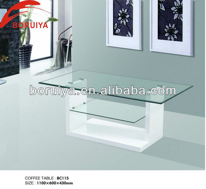 2013熱い販売の優雅な近代的なガラスの端のテーブル-コーヒーテーブル問屋・仕入れ・卸・卸売り