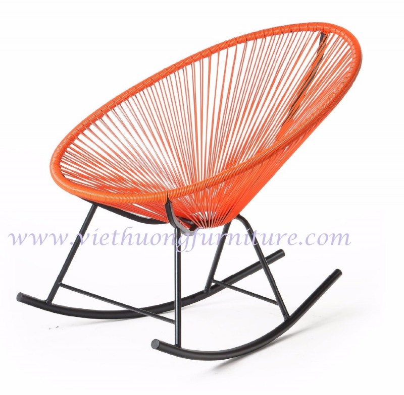 ロッキングチェア、オレンジ/籐チェア/籐サンベッド椅子-折り畳み椅子問屋・仕入れ・卸・卸売り