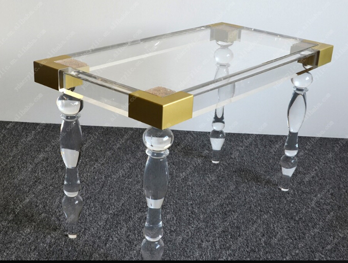 現代の透明/クリアアクリル/プレキシガラス/ pmma正方形ダイニングテーブルトップでレストラン/ホーム/ホテル-その他家具問屋・仕入れ・卸・卸売り