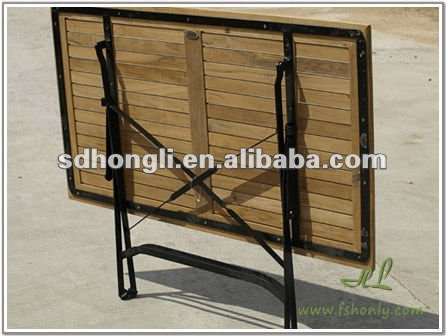 折る純木のテーブルHLTDS074-その他折り畳み式家具問屋・仕入れ・卸・卸売り
