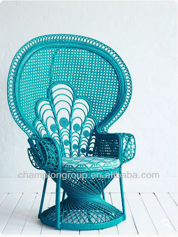 女性の椅子のための孔雀天然ラタンとプロジェクトの順序-その他折り畳み式家具問屋・仕入れ・卸・卸売り