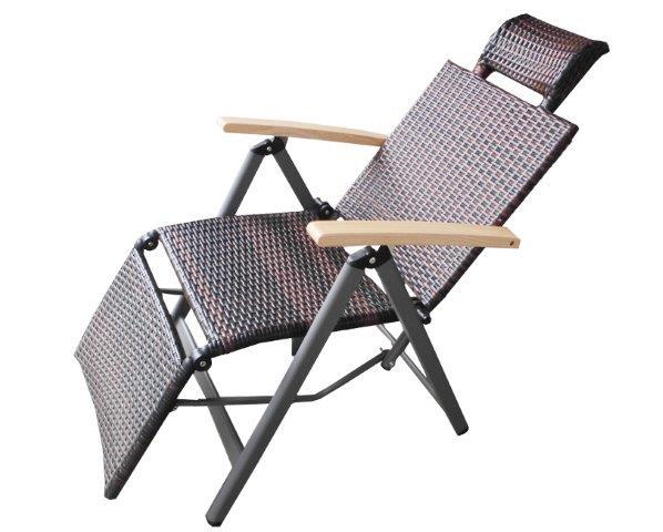 アリナ屋外/リゾートプールの家具折りたたみ式長椅子/ビーチ樹脂屋外サンラウンジャー-折り畳み椅子問屋・仕入れ・卸・卸売り