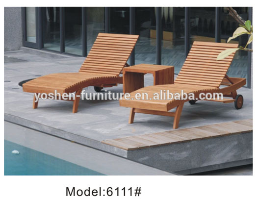木製サンラウンジャー椅子デイベッド屋外家具木製サンラウンジャー-問屋・仕入れ・卸・卸売り