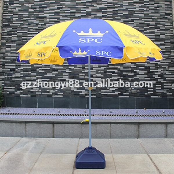 中国広州ブランドカスタム印刷された海辺のビーチ屋外日傘-パラソル、ベース問屋・仕入れ・卸・卸売り