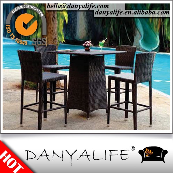 Dybar- d540fdanyalifeオープンエアレストラン合成籐高い椅子-ガーデンチェア問屋・仕入れ・卸・卸売り