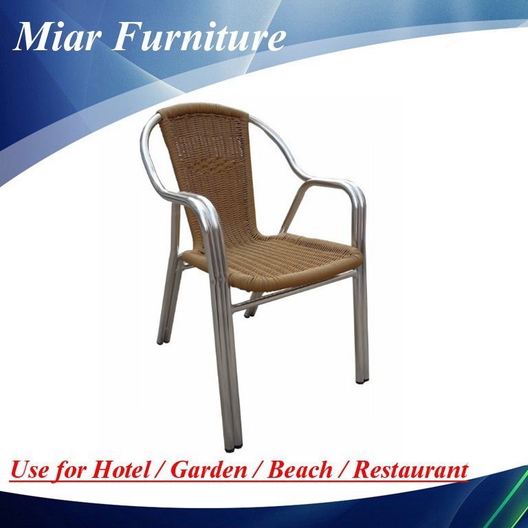 ダブル101009アルミ籐の椅子-ガーデンチェア問屋・仕入れ・卸・卸売り