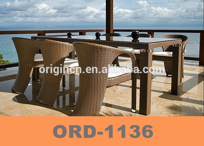 よく設計されたレストランパティオ使用ホームガーデン籐の椅子セットダイニングルームの家具-問屋・仕入れ・卸・卸売り