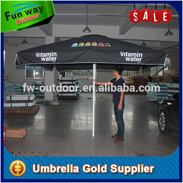 3 × 3メートル4 × 4メートル金属フレームパティオ市場傘スクエア形状-パラソル、ベース問屋・仕入れ・卸・卸売り