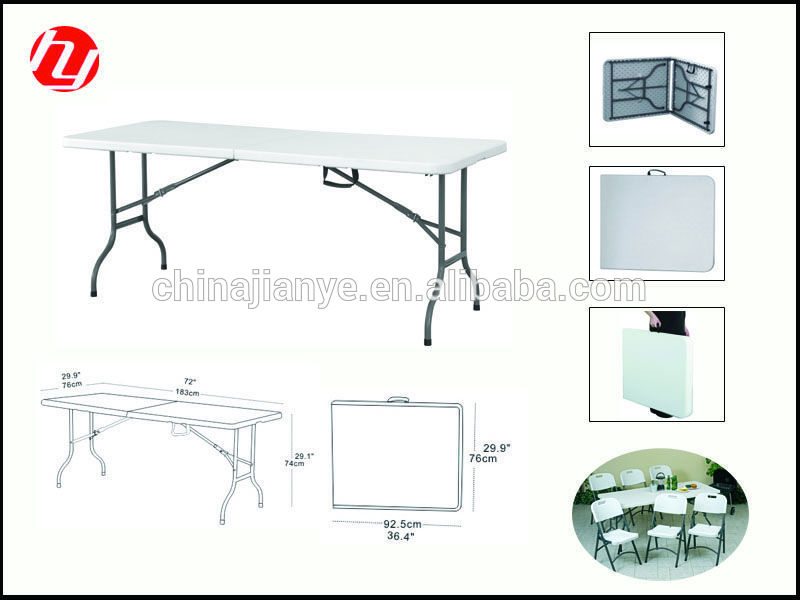 6フィートプラスチック製の折り畳み式のテーブルのためのメカニズム-折り畳み式テーブル問屋・仕入れ・卸・卸売り
