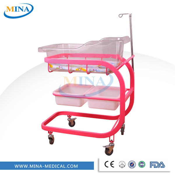 MINA-BB07四小さな柔軟な車輪病院のベッド赤ちゃん、ベッド新生児赤ちゃん、大人ベビーベッド-ベビーベッド問屋・仕入れ・卸・卸売り