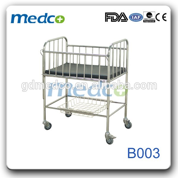 Medco b003 ステンレス鋼ベビーベッド ベビーベッド 、 ベビー病院の ベッド用販売-問屋・仕入れ・卸・卸売り