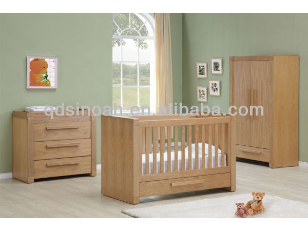 の子供の家具木製/家具/オークの木のベッド-ベビーベッド問屋・仕入れ・卸・卸売り