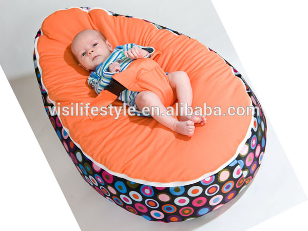赤ちゃん豆袋のベッドで作られた印刷pvcのターゲット子供のための豆袋の椅子-ベビーチェア問屋・仕入れ・卸・卸売り