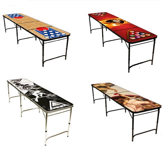 ビールポンテーブルカスタムoemビールピンポンゲームのテーブル-折り畳み式テーブル問屋・仕入れ・卸・卸売り