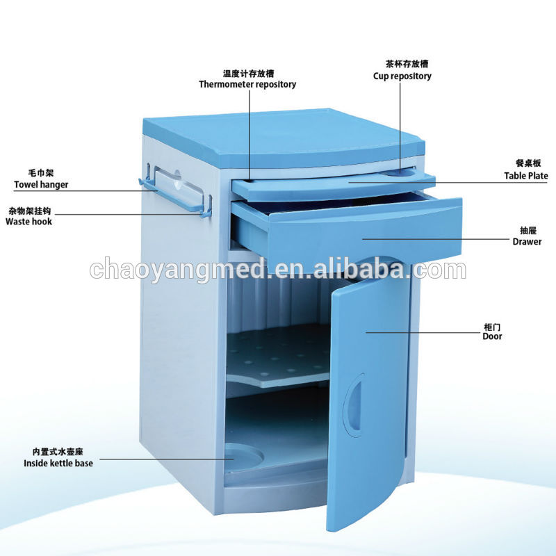 良好な価格と最高の品質cy-h811病院用ベッドサイドキャビネット-その他プラスチック製家具問屋・仕入れ・卸・卸売り