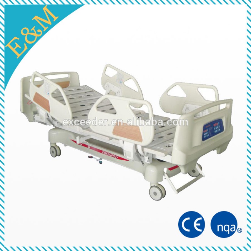 5機能電気病院のベッド調節可能な病院用ベッド電動ベッドガードレールと-病院用ベッド問屋・仕入れ・卸・卸売り