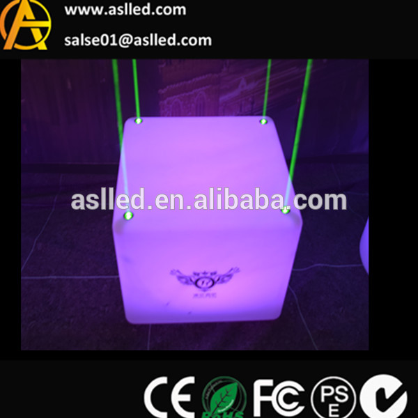 20*20*20cm３Ｄチェンジング16色rgbledキューブライトバー用のスツール/バーの椅子-バースツール問屋・仕入れ・卸・卸売り