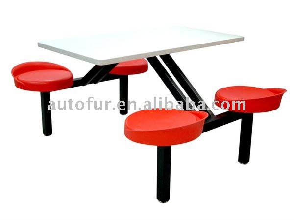 熱い販売のファーストフードのテーブルと椅子のレストランのテーブルのセット-プラスチック家具セット問屋・仕入れ・卸・卸売り
