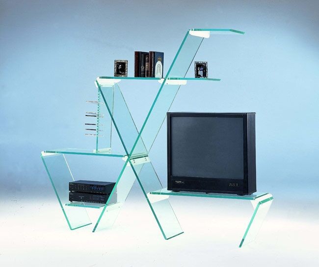 2015モダンなデザインのテーブル透明アクリルテレビ台-テレビスタンド問屋・仕入れ・卸・卸売り
